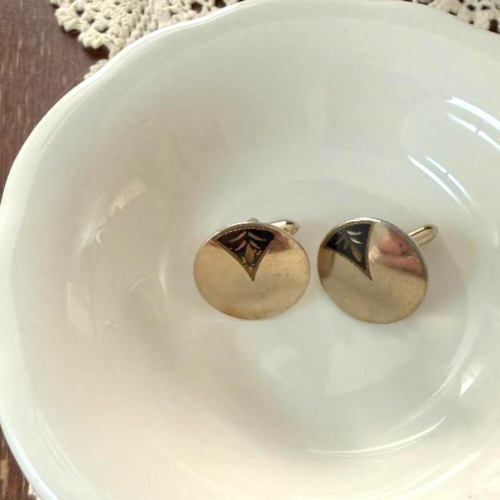 Vintage Cuff Links Lot, Vintage Tie Clip - Picture 3 of 9